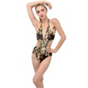 Science Fiction Background Fantasy Plunging Cut Out Swimsuit View1