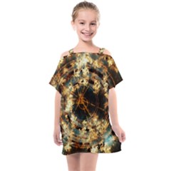 Science Fiction Background Fantasy Kids  One Piece Chiffon Dress by danenraven