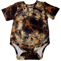 Science Fiction Background Fantasy Baby Short Sleeve Bodysuit by danenraven