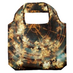 Science Fiction Background Fantasy Premium Foldable Grocery Recycle Bag by danenraven