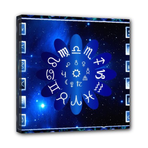 Astrology Horoscopes Constellation Mini Canvas 8  X 8  (stretched) by danenraven