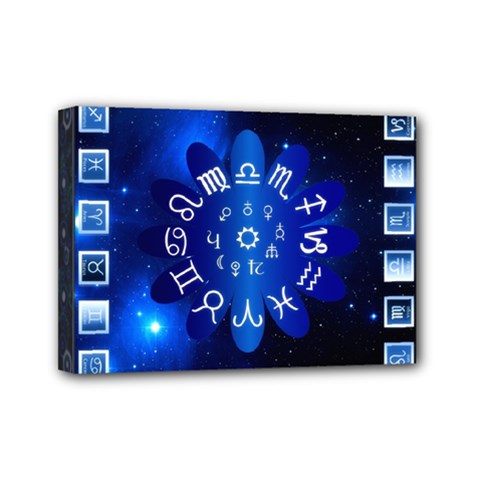 Astrology Horoscopes Constellation Mini Canvas 7  X 5  (stretched) by danenraven