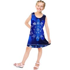 Astrology Horoscopes Constellation Kids  Tunic Dress by danenraven