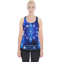 Astrology Horoscopes Constellation Piece Up Tank Top by danenraven