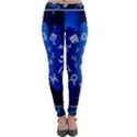 Astrology Horoscopes Constellation Lightweight Velour Leggings View1