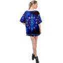 Astrology Horoscopes Constellation Oversized Chiffon Top View2