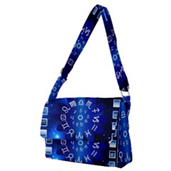 Astrology Horoscopes Constellation Full Print Messenger Bag (m) by danenraven