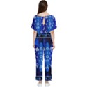 Astrology Horoscopes Constellation Batwing Lightweight Chiffon Jumpsuit View2