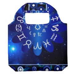 Astrology Horoscopes Constellation Premium Foldable Grocery Recycle Bag by danenraven