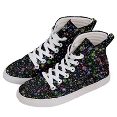 Illustration Universe Star Planet Women s Hi-top Skate Sneakers by danenraven