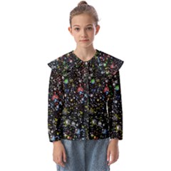 Illustration Universe Star Planet Kids  Peter Pan Collar Blouse by danenraven