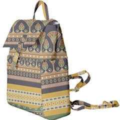 Seamless-pattern-egyptian-ornament-with-lotus-flower Buckle Everyday Backpack by Salman4z