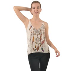 Coloured-dreamcatcher-background Chiffon Cami by Salman4z