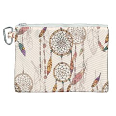 Coloured-dreamcatcher-background Canvas Cosmetic Bag (xl) by Salman4z