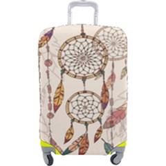 Coloured-dreamcatcher-background Luggage Cover (large) by Salman4z