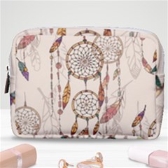 Coloured-dreamcatcher-background Make Up Pouch (medium) by Salman4z