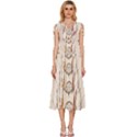 Coloured-dreamcatcher-background V-Neck Drawstring Shoulder Sleeveless Maxi Dress View1