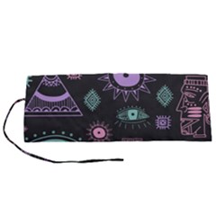 Vintage-seamless-pattern-with-tribal-art-african-style-drawing Roll Up Canvas Pencil Holder (s) by Salman4z