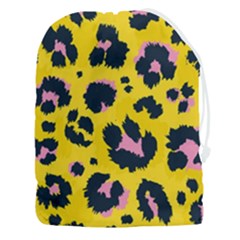 Leopard-print-seamless-pattern Drawstring Pouch (3xl) by Salman4z