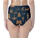 Dark-seamless-pattern-symbols-landmarks-signs-egypt Classic High-Waist Bikini Bottoms View2