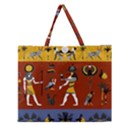 Ancient-egyptian-religion-seamless-pattern Zipper Large Tote Bag View1