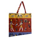 Ancient-egyptian-religion-seamless-pattern Zipper Large Tote Bag View2