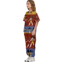 Ancient-egyptian-religion-seamless-pattern Kids  Tee and Pants Sports Set View2