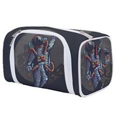 Illustration-drunk-astronaut Toiletries Pouch by Salman4z