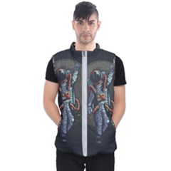 Illustration-drunk-astronaut Men s Puffer Vest by Salman4z