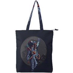 Illustration-drunk-astronaut Double Zip Up Tote Bag by Salman4z