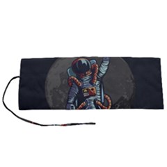 Illustration-drunk-astronaut Roll Up Canvas Pencil Holder (s) by Salman4z