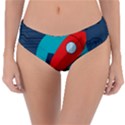 Rocket-with-science-related-icons-image Reversible Classic Bikini Bottoms View1