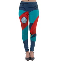 Rocket-with-science-related-icons-image Lightweight Velour Leggings by Salman4z