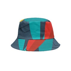 Rocket-with-science-related-icons-image Inside Out Bucket Hat (kids) by Salman4z