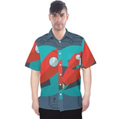 Rocket-with-science-related-icons-image Men s Hawaii Shirt