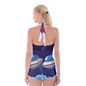 Ufo-alien-spaceship-galaxy Boyleg Halter Swimsuit  View2