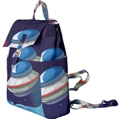 Ufo-alien-spaceship-galaxy Buckle Everyday Backpack by Salman4z