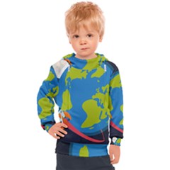 Spaceship-design Kids  Hooded Pullover by Salman4z