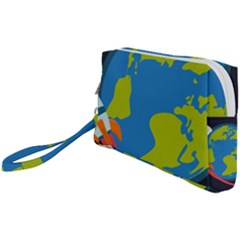 Spaceship-design Wristlet Pouch Bag (small) by Salman4z