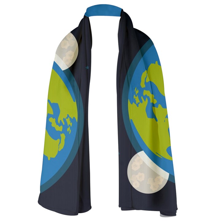 Spaceship-design Lightweight Scarf 