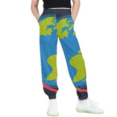 Spaceship-design Kids  Elastic Waist Pants by Salman4z