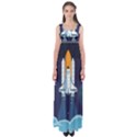 Spaceship-milkyway-galaxy Empire Waist Maxi Dress View1