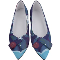 Spaceship-milkyway-galaxy Women s Bow Heels by Salman4z