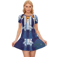 Spaceship-milkyway-galaxy Women s Sports Wear Set by Salman4z