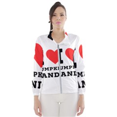 I Love Pumpkin Candy Women s Windbreaker by ilovewhateva