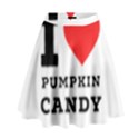 I love pumpkin candy High Waist Skirt View1