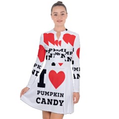 I Love Pumpkin Candy Long Sleeve Panel Dress by ilovewhateva