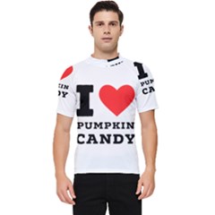 I Love Pumpkin Candy Men s Short Sleeve Rash Guard by ilovewhateva