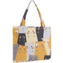 Seamless-pattern-cute-cat-cartoons Mini Tote Bag View2