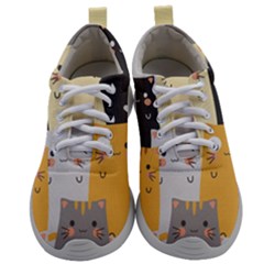 Seamless-pattern-cute-cat-cartoons Mens Athletic Shoes by Salman4z